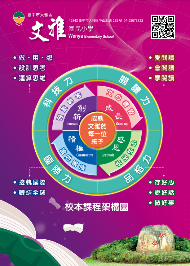 校定課程摺頁