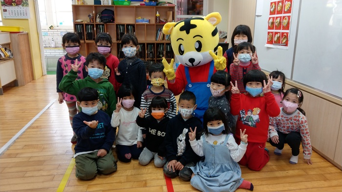 扮一下小丸子、巧虎、可愛虎，與大家同歡